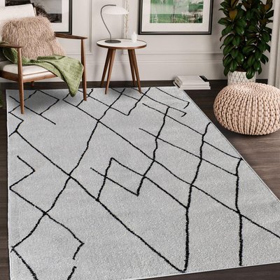 Tapis berbère tissé motifs tribaux NALADON UN AMOUR DE TAPIS