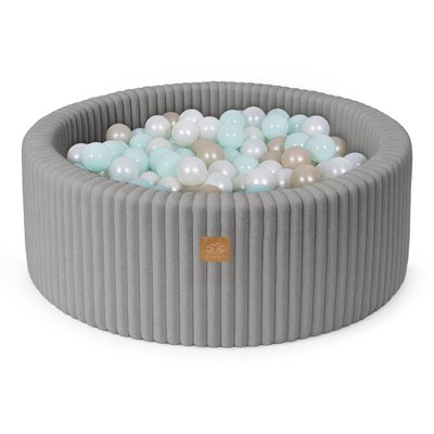 Piscine balles bébé velours côtelé sans balles MEOW BABY