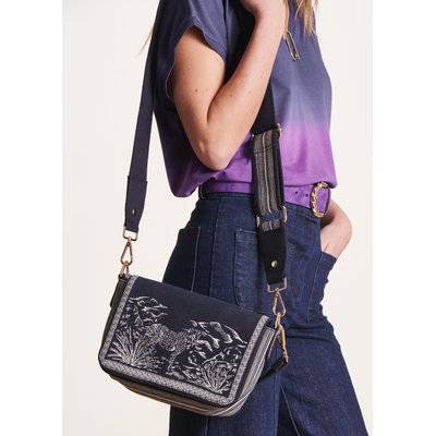 Sac besace en coton LA FEE MARABOUTEE
