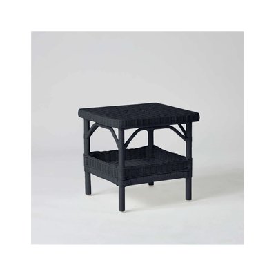 Table basse carrée en rotin PRIMAVERA laqué vert gazon KOK
