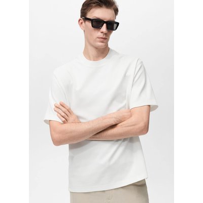 T-shirt texture regular-fit MANGO MAN