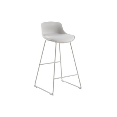 Tabourets de bar en métal et simili (lot de 2) - LILIAN HELLIN, DEPUIS 1862