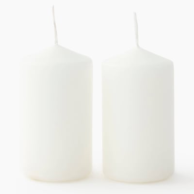 Lot de 2 mini bougies fumeur MONOPRIX