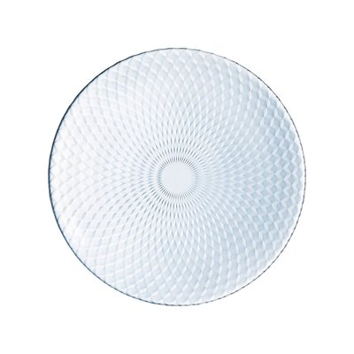 Assiette plate en verre 25 cm Pampille - Luminarc LUMINARC