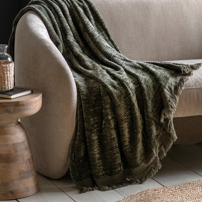 Chenille Soft Knitted Throw SO'HOME
