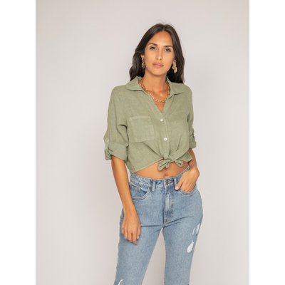 Chemise Courte Lin Orthense DONA LISA