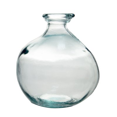 Vase bouteille Simplicity     en verre recyclé TABLE PASSION