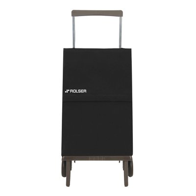 PLEGAMATIC MF - Chariot de course pliable 2 roues, noir et fonctionnel, idéal pour un transport facile - Noir ROLSER