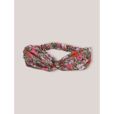Serre-tête noeud en tissu Liberty CYRILLUS