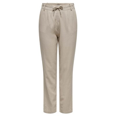 Straight-Leg Hose aus Leinen/Viskose ONLY PETITE