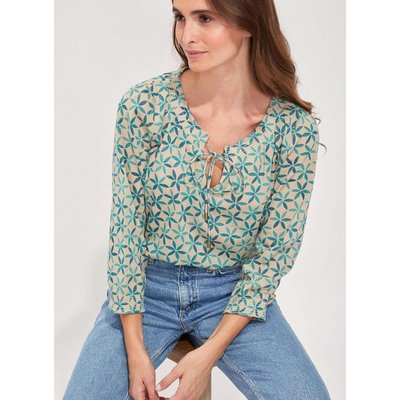 Blouse voile de coton La Redoute