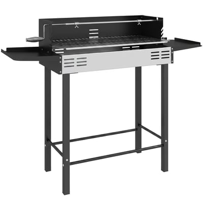 Barbecue au charbon de bois Acier inoxydable OUTSUNNY