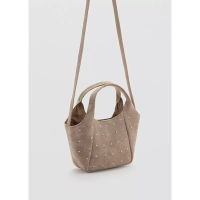 Sac clouté cuir MANGO KIDS