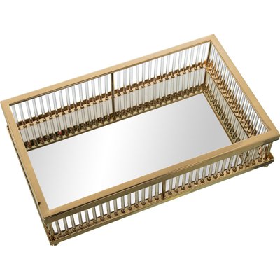 Plat en métal doré, design raffiné RECOLLECTION