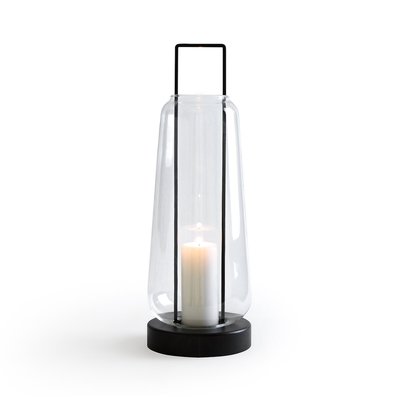 Farol de vidrio y hierro alt. 53 cm, Yoroko AM.PM