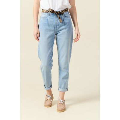 Jeans mom ceinture foulard BONOBO