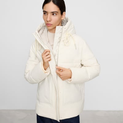 Manteau court matelassé à capuche réglable ADOLFO DOMINGUEZ