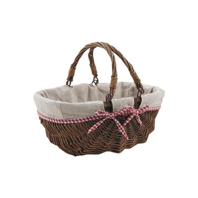 Panier en osier brut "Vintage chic" Ovale AUBRY GASPARD