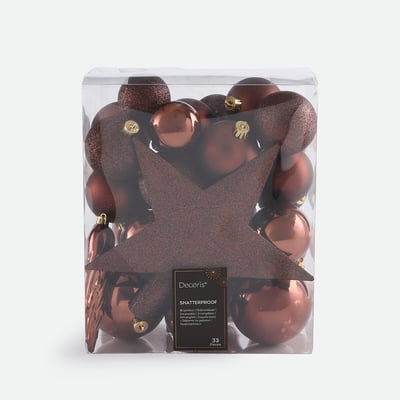 Coffret de 33 boules de Noël, CASPAR LA REDOUTE INTERIEURS