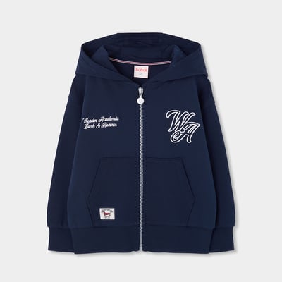 Sweat-shirt molleton garçon à capuche BOBOLI