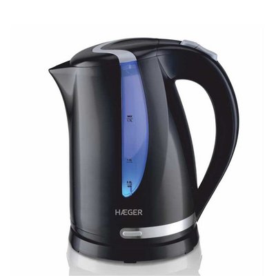 Jarro elétrico HAEGER BLACKNESS, capacidade 1,7L, 2200W, da HAEGER HAEGER
