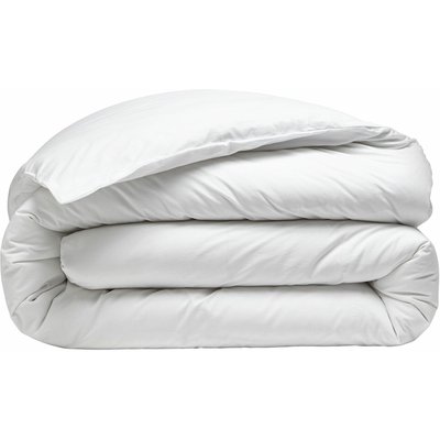Housse de couette percale de coton lavé unie, Elegance BATON ROUGE