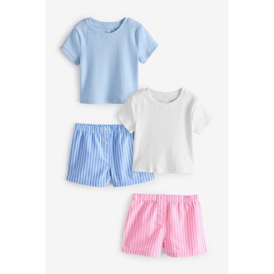 Pyjamas tissés aux carreaux, lot de 2 NEXT