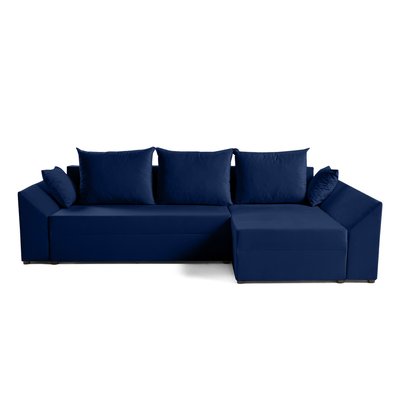 Canapé d'Angle Convertible en Velours 4 places - MIKE LISA DESIGN