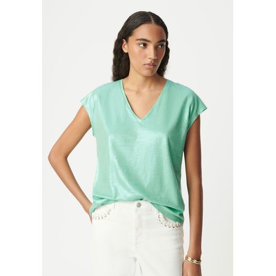 Tee-shirt col V maille irisée IKKS