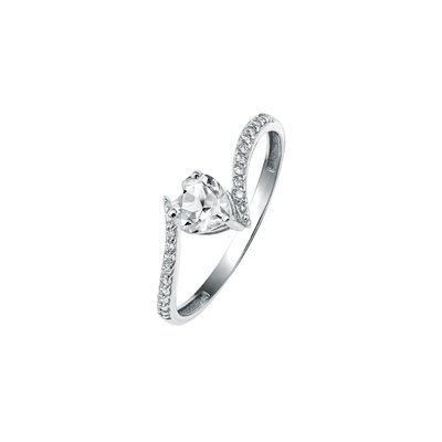 Bague en or blanc 375 OXYDE BLUESPIRIT