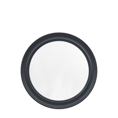 80cm Lead Wood Round Mirror ÉDITÉ