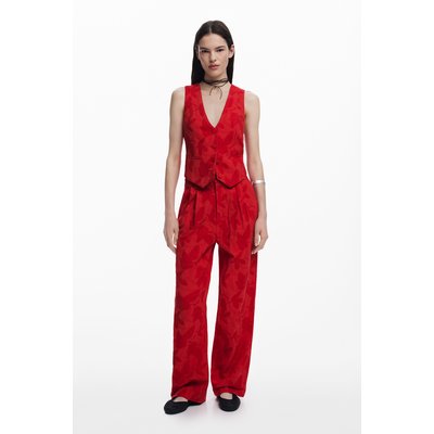 Pantalon à pinces imprimé DESIGUAL