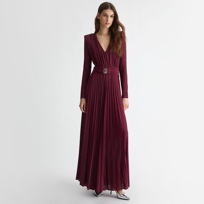 Robe cocktail aubergine hot sale