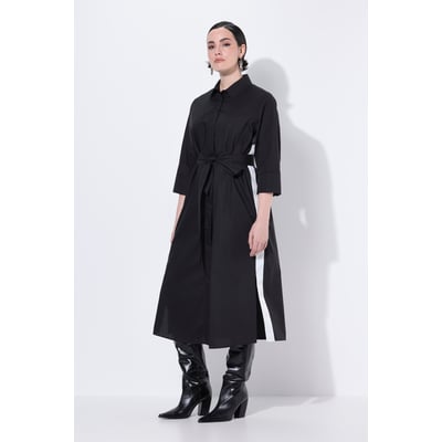 Robe-chemisier avec bandes contrastantes ULLA POPKEN