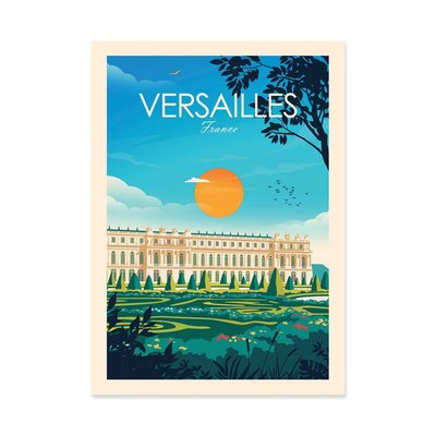 Affiche d’art 50 x 70 cm - Versailles France - Studio Inception WALL EDITIONS