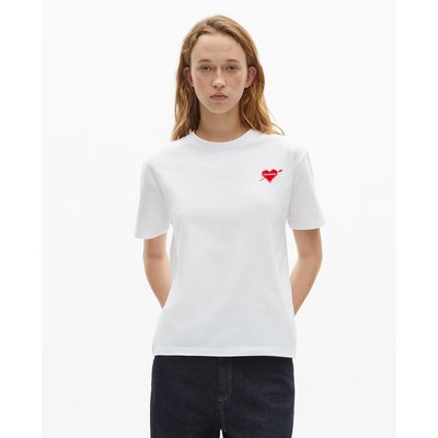 T-shirt col rond, manches courtes, motif cœur THE KOOPLES