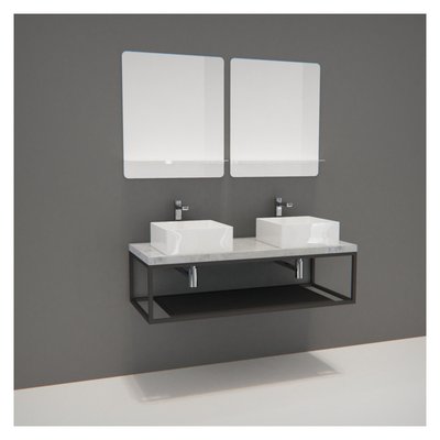 Meuble double + vasque + miroir WILL MOB IN