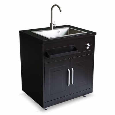 Meuble évier pour cuisine extérieure, MEMPHIS OVIALA