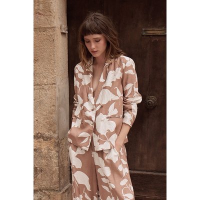 Blazer droit et court, imprimé MOLLY BRACKEN