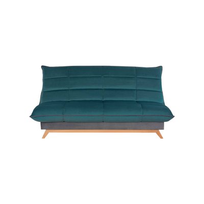 Banquette CC SEATTLE 120x190, matelas Dunlopillo, bleu RELAXIMA