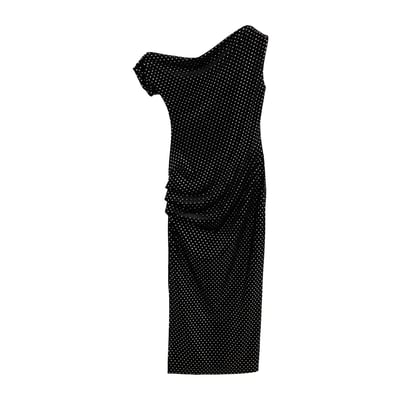 Robe d'été mi-longue asymétrique froncée NEXT