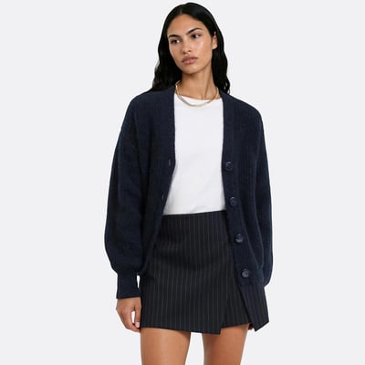 Cardigan scollo a V, alpaca misto, Signature GILDAS LA REDOUTE COLLECTIONS