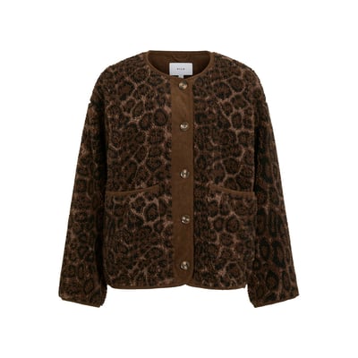 Manteau imprimé en sherpa VILA