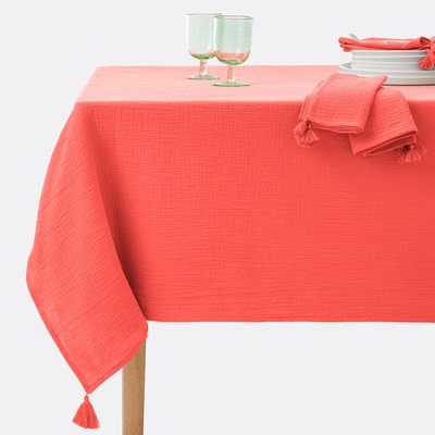 Tischdecke Kumla, Baumwollmusselin LA REDOUTE INTERIEURS
