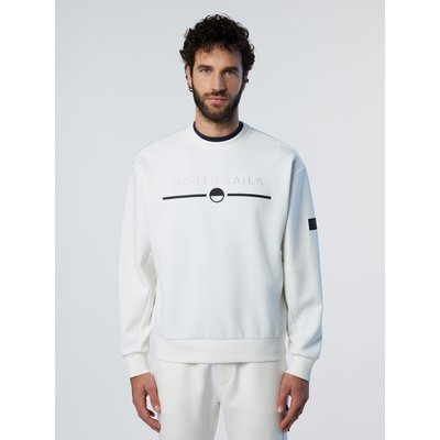 Sweat en scuba à imprimé gaufré NORTH SAILS