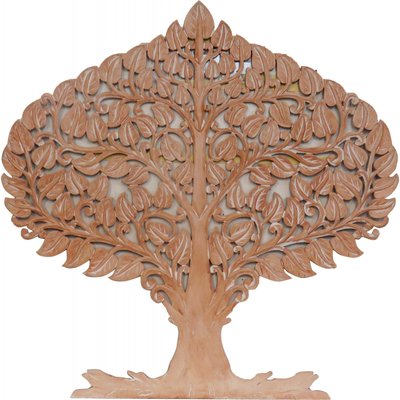 Statue murale en bois, arbre naturel RECOLLECTION