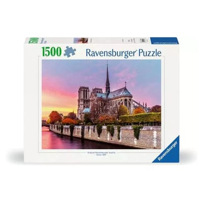 Puzzle 1500 pieces - Pittoresque Notre-Dame RAVENSBURGER