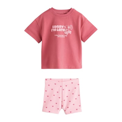 Short cycliste et t-shirt à manches courtes NEXT