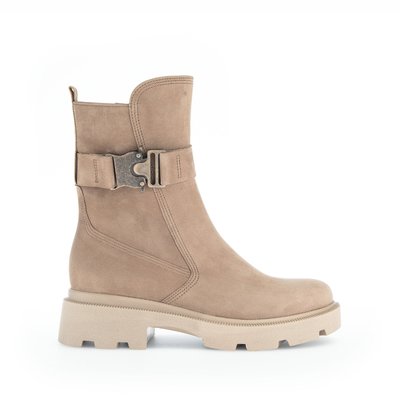 Bottines en nubuk à talon décroché GABOR