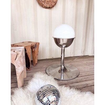 Lampe à poser chromée Julia N°321 - Bon état DEBONGOUT